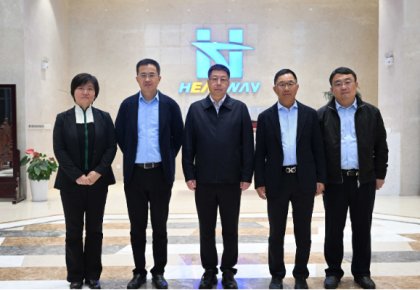 崂山区委书记张元升一行到918博天堂官方网站走访调研